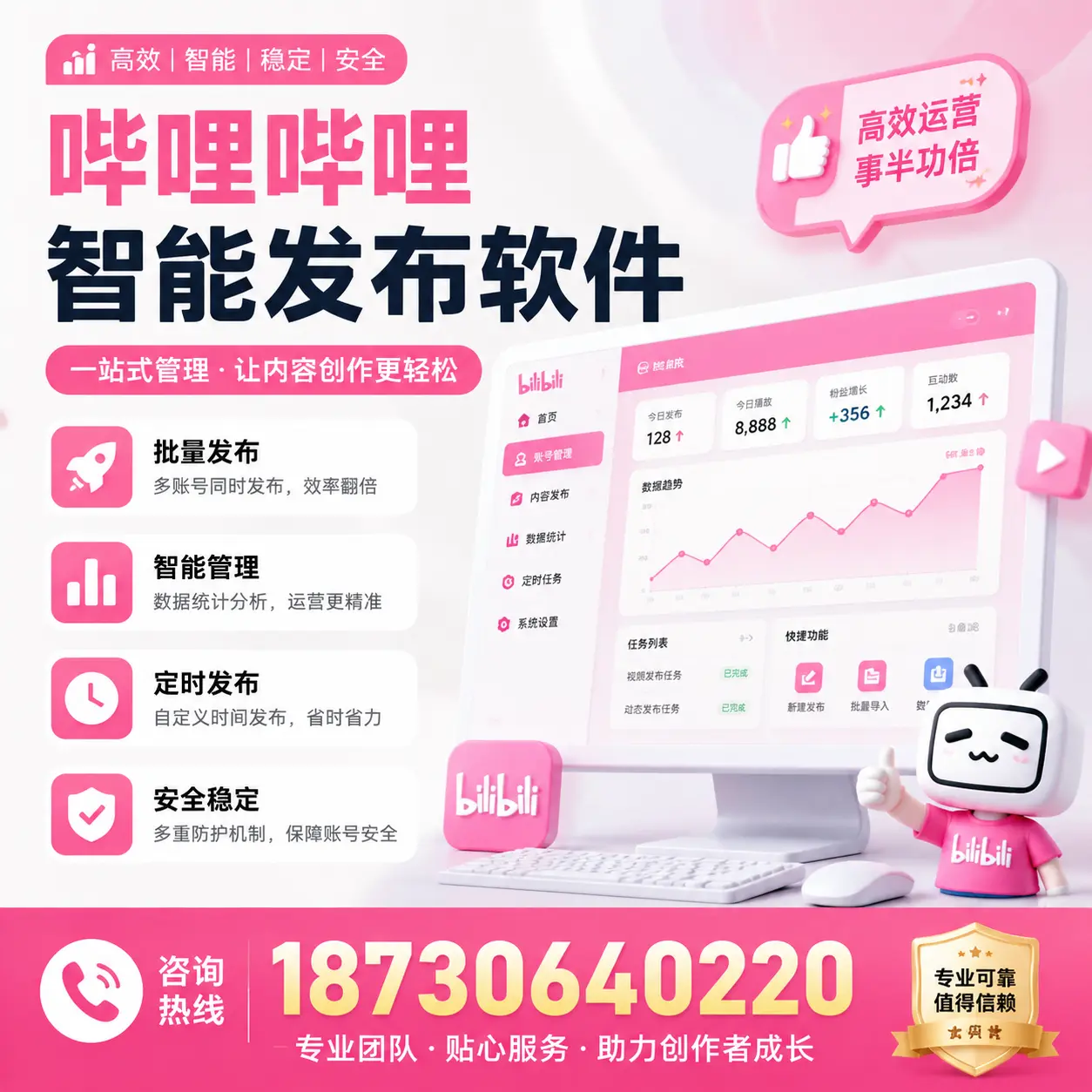 如何评估哔哩哔哩智能发布软件的ROI?钦州 企业必读